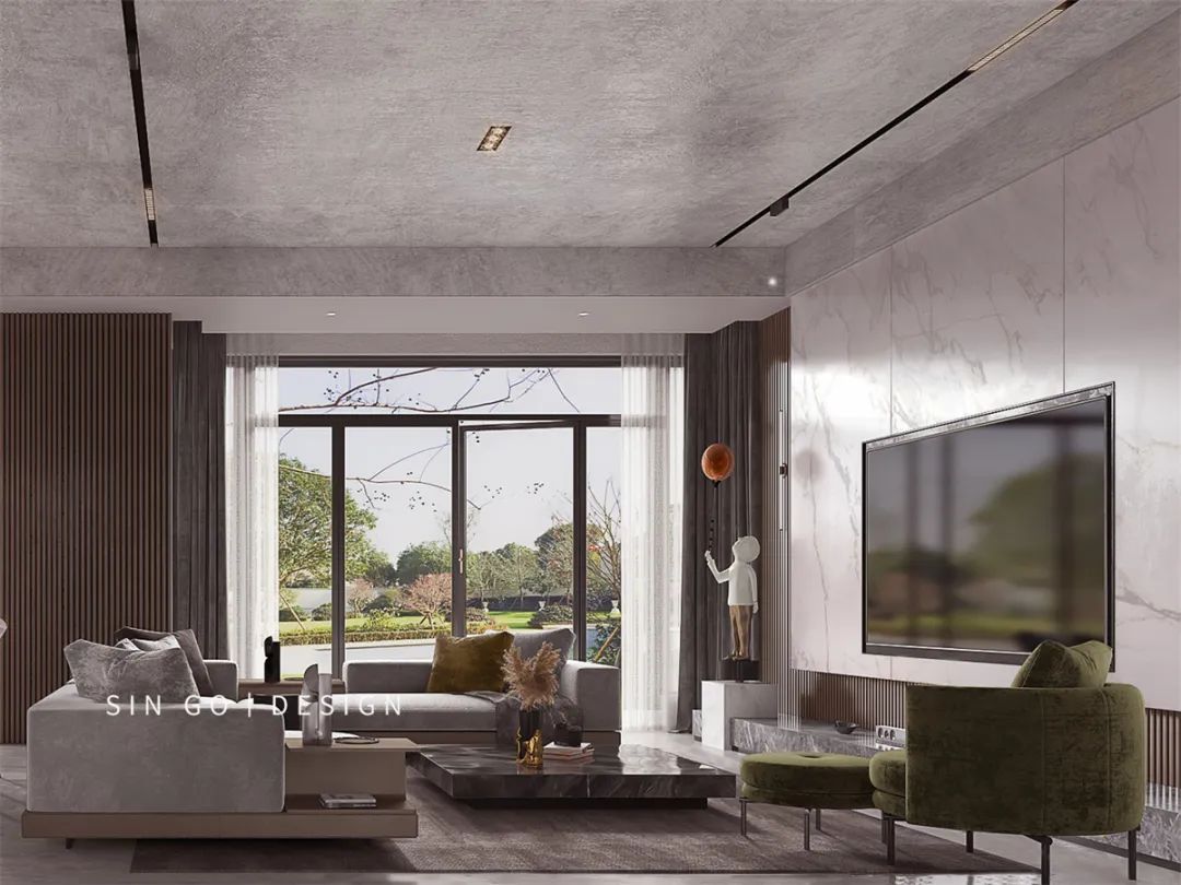 320平别墅装修案例 现代意式风格的审美