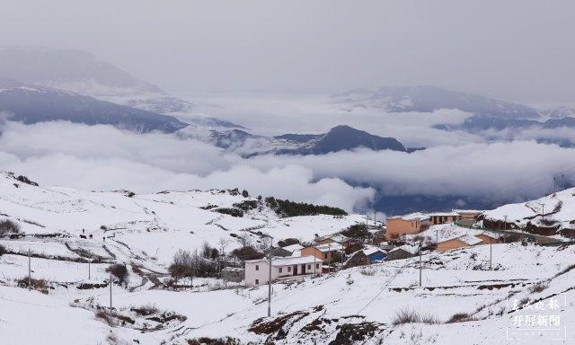 昭通|昭通多地现阳春白雪美景，引来“哇”声一片