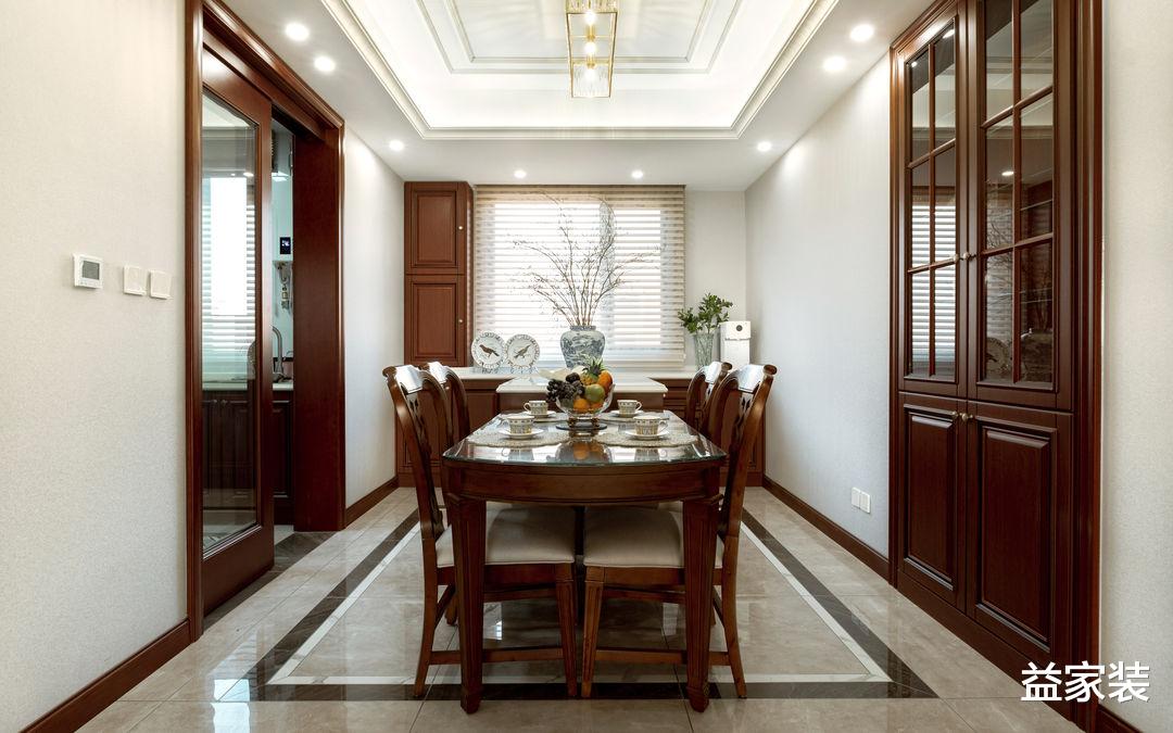 中式和美式混搭设计，让160平大三居更具魅力，实现空间的升级
