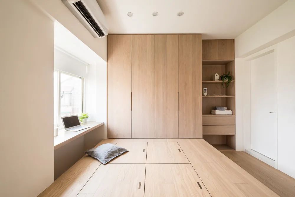 100m2简约日式原木风,简简单单的硬装与家居搭配,简单又有档次