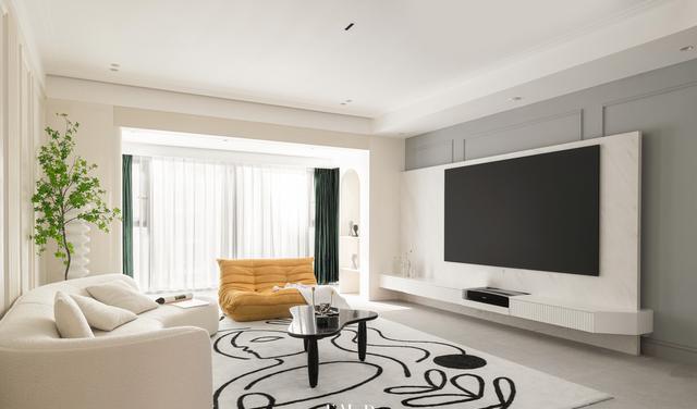 260法式大平层，半包+定制25万搞定，一家四口过着理想生活！