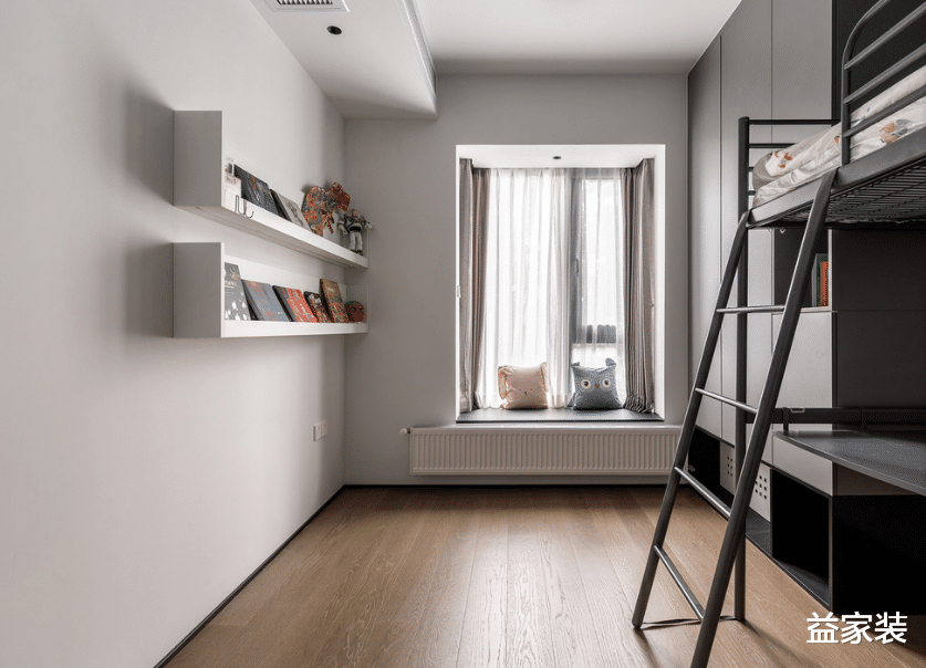 拒绝幼稚亲子宅,用黑白线条装饰空间,给孩子一个完美的家