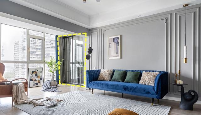 双阳台要不要拆墙扩进室内?一分为二,一个纳入客厅一个洗衣晾晒