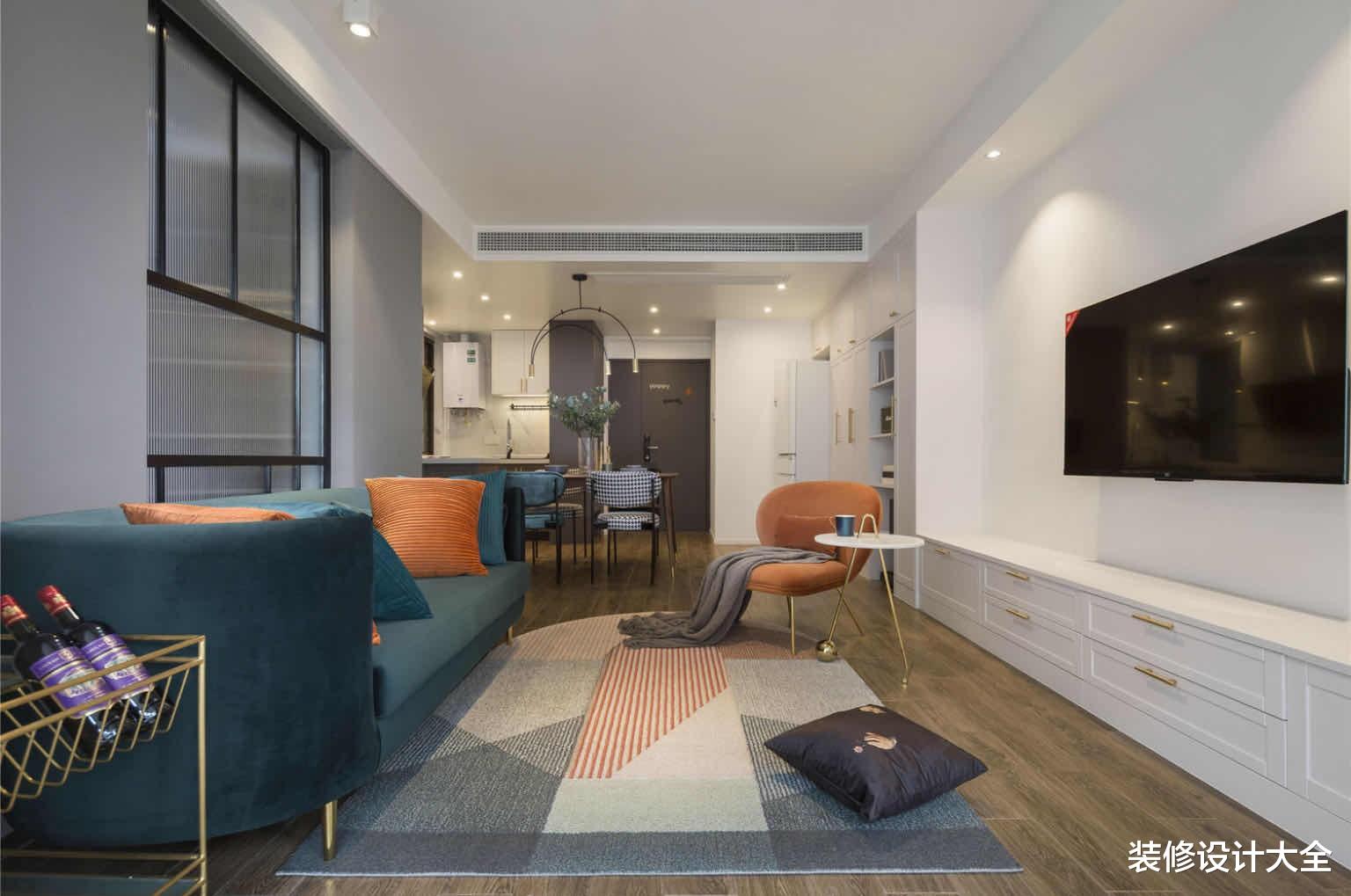 89㎡两房混搭风,干净利落中不乏小众设计的创意!