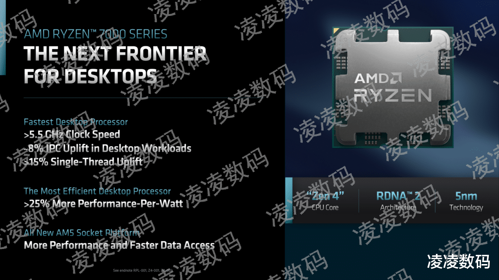 AMD|AMD锐龙7000系确认5.5Ghz频率，单线程性能提高15%