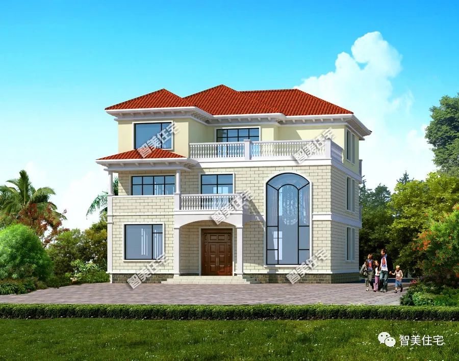 客厅挑空设计,又带旋转楼梯的别墅,这种房子在村里属什么等级?