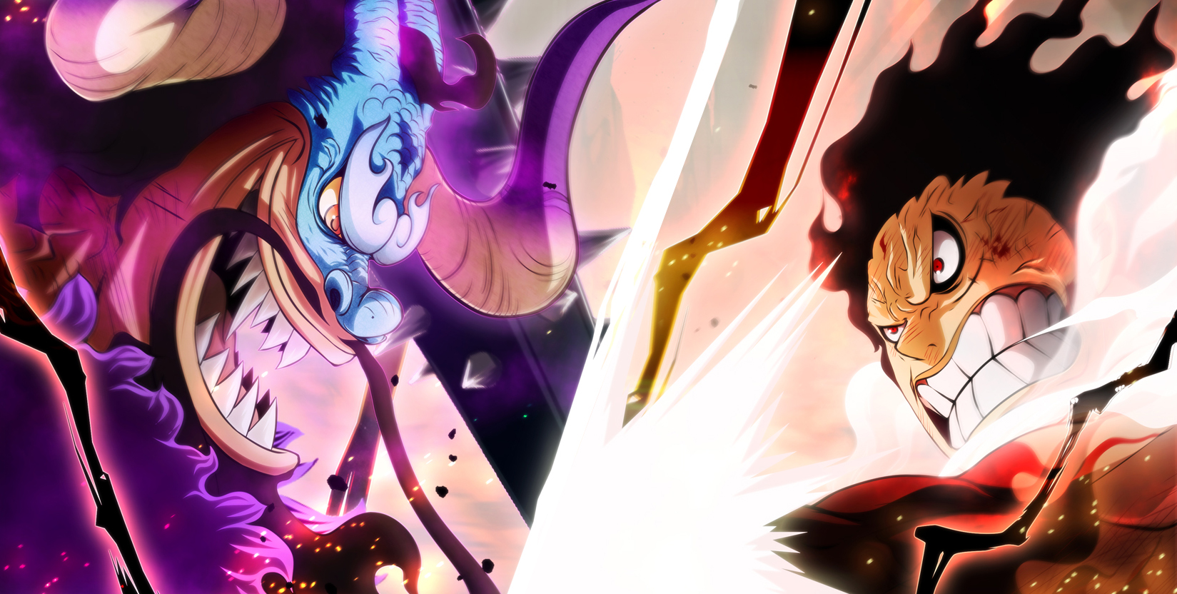 路飞|海贼王:只有黑胡子能与五档路飞抗衡,双系别之争,光明VS黑暗