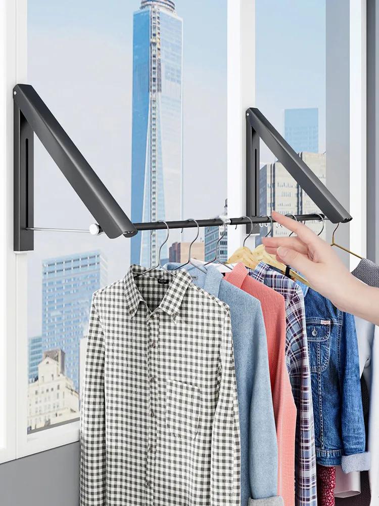 去邻居家发现一户人家阳台晾衣,设计太高级了,整洁美观,太机智