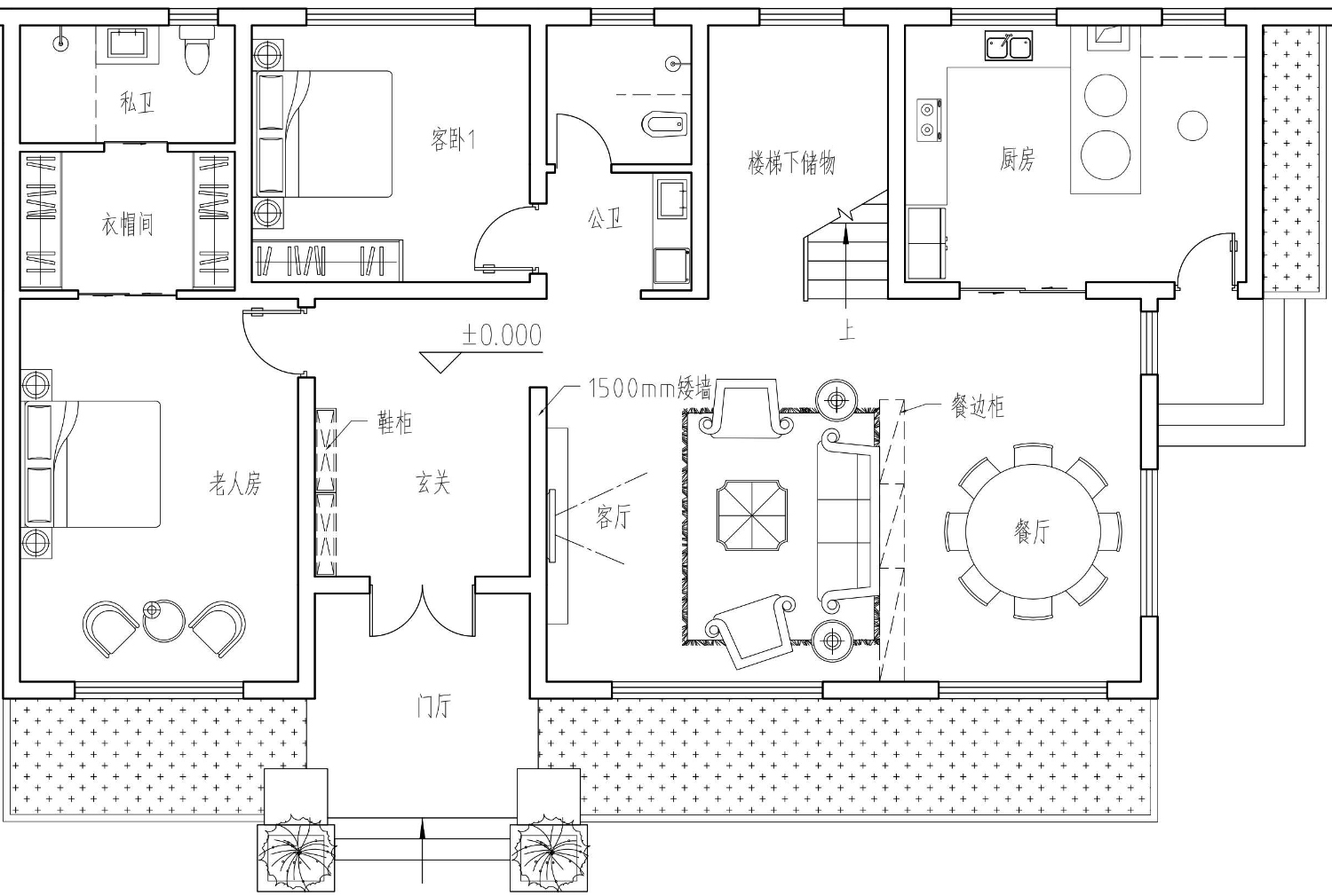 四川凉山三层欧式别墅 土建造价参考68.6万,面宽18m×进深11.4m