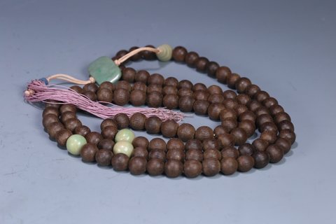 玉雕|收藏精品！清，老沉香108佛珠