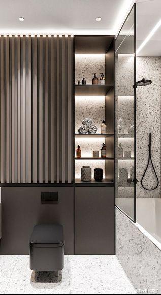 卫生间收纳不够用，估计这3堵墙没利用好，洗漱台侧墙做薄柜你想到没