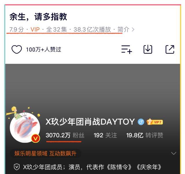 肖战|《余生》播放量破38亿，《腾讯视频》发文，肖战签名拍立得照来了