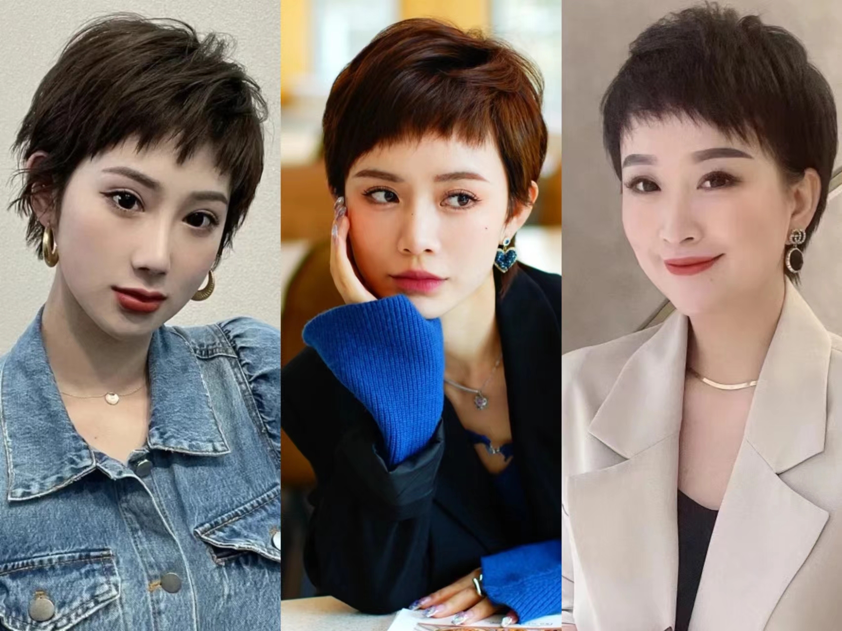 发型 女人过了五十岁，最容易显老的三种发型：黑长直、齐脸发和大妈卷
