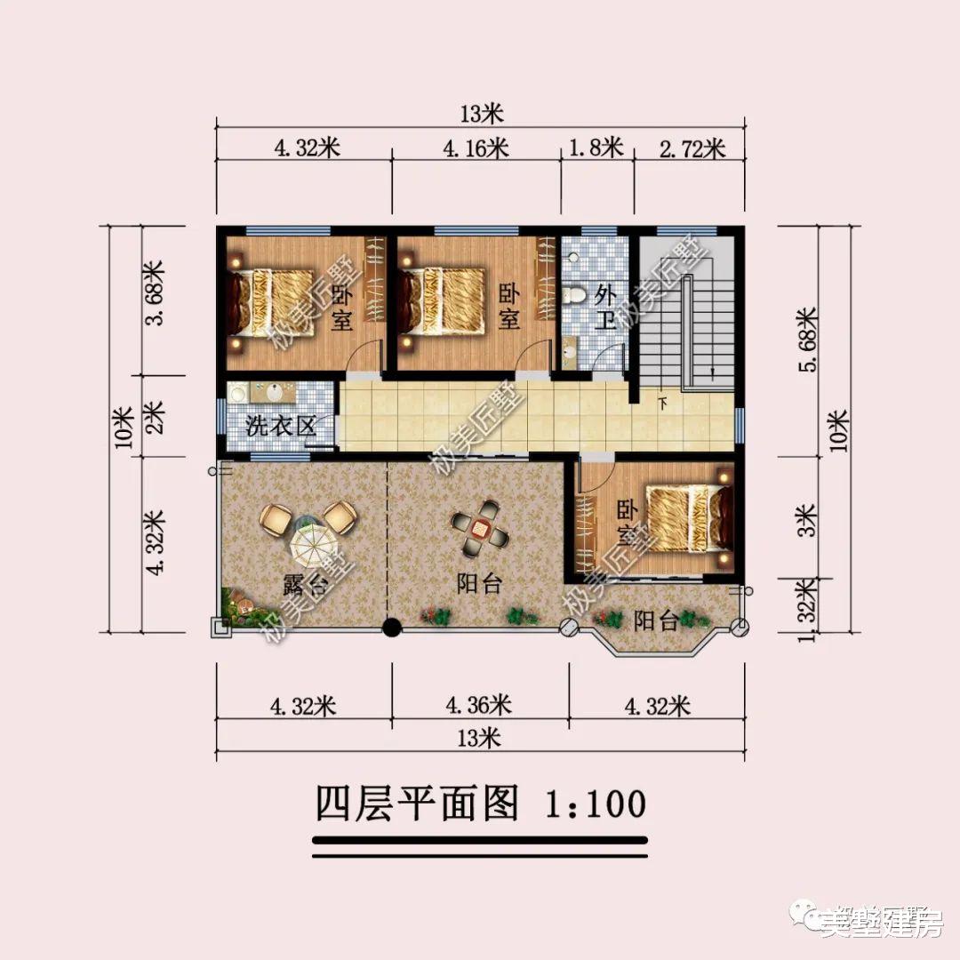 新农村新设计,架空三层更显时尚,要建房的不妨看看