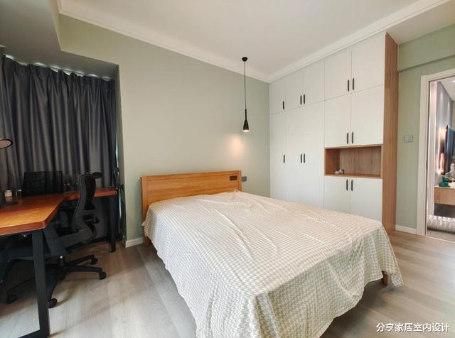 一家三口85平新房，全屋简单漂亮，横厅设计让空间大一倍，很舒服