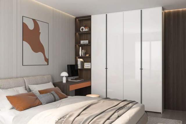 卧室太小放不下床头柜？4种设计巧妙代替，美观又实用