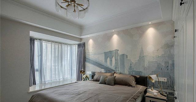 参观绿色系清新简美样板间,摩登壁纸好复古,报纸图案瓷砖真抢镜