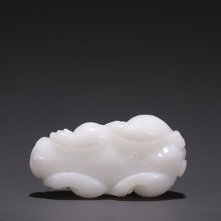 |旧藏·和田白玉貔貅挂件