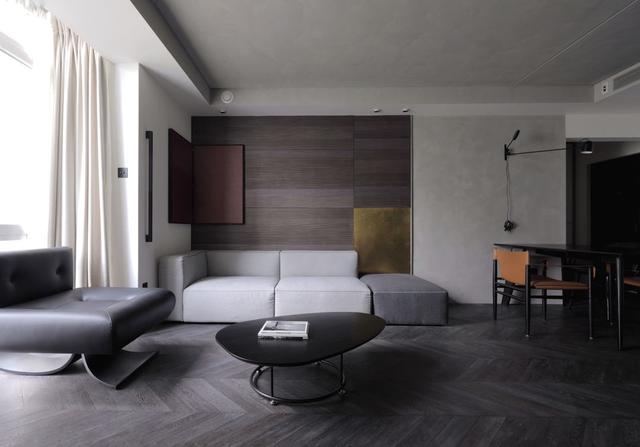 110平方米的二居室,巧妙的颜色搭配,营造舒适大气的新房