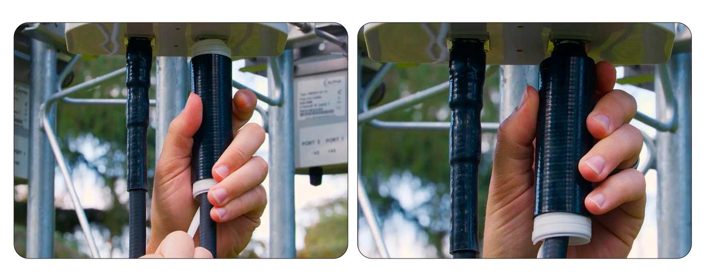 高通骁龙|基站身频RF接头上如何安装冷缩管