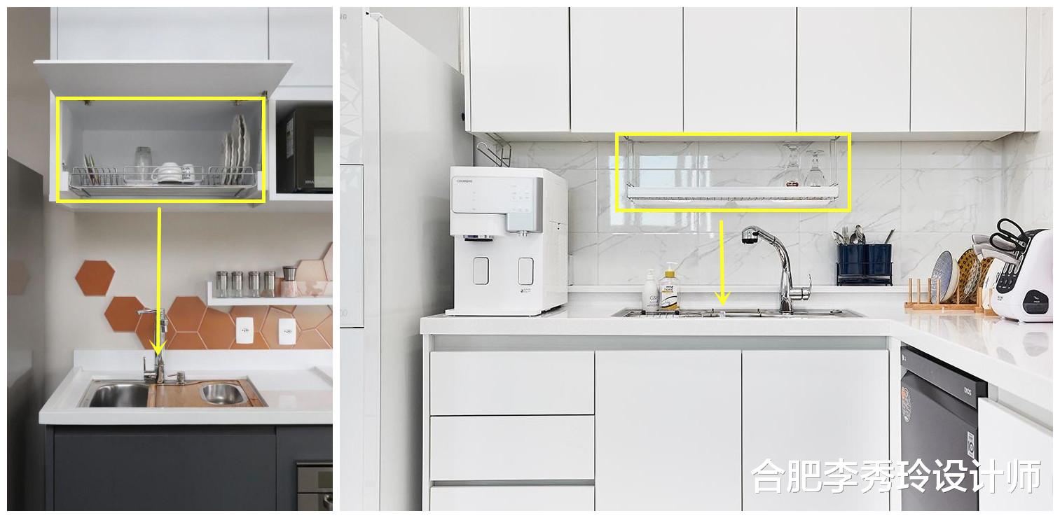天天用水槽,怎么没想到把水槽做大,加2块活动板,用来沥水切菜