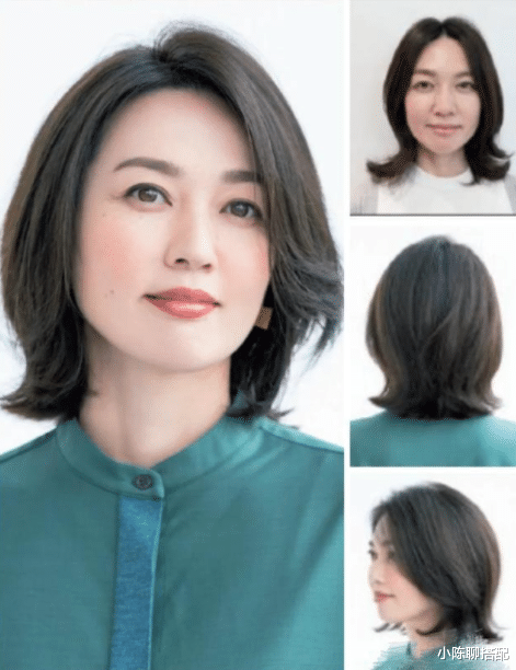 发型 40+女人别留黑长直，太显老，这5种发型正流行，显脸小好打理