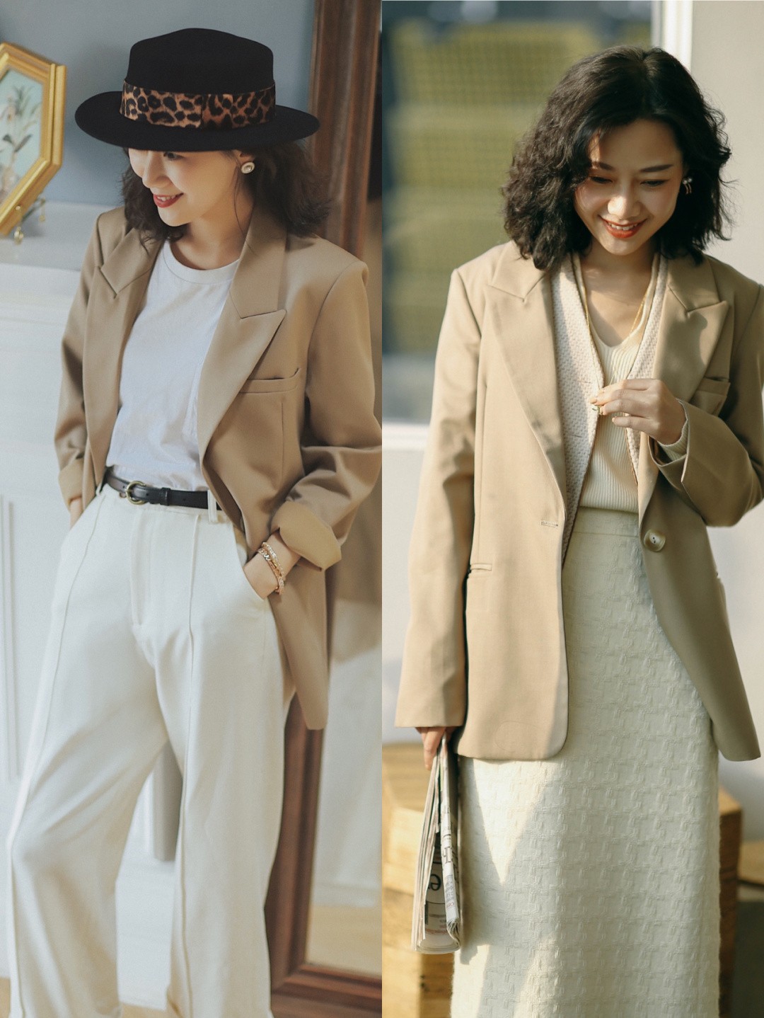 职业教育|都市丽人的“西装”外套:春天穿职场范十足,有气场还显干练