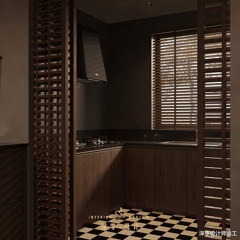 135㎡全屋没一丝俗气!沙发不靠墙与岛台+餐桌并排,完美平衡空间感