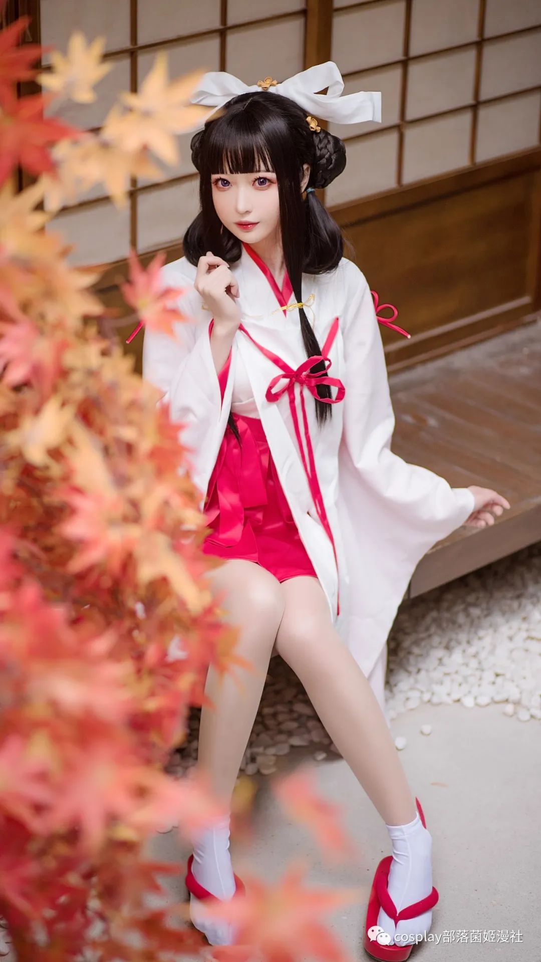 |cos：双生视界菊理千姬cos正片@南宫，店长也有参加嘛