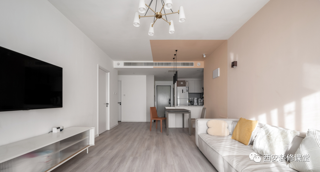 105㎡三室改两室,小夫妻清爽婚房