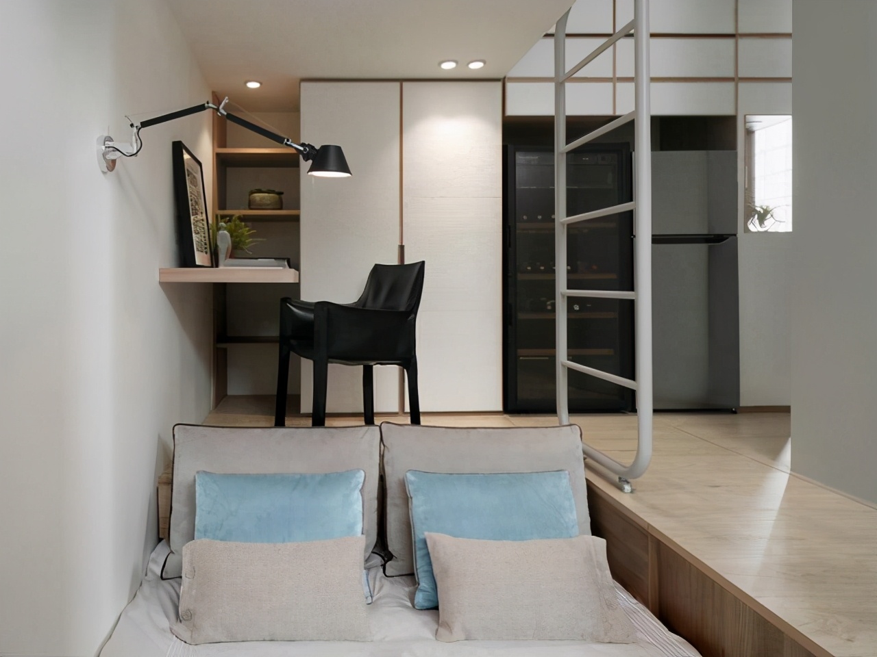 离公司最近的28㎡小宅,装成“两房一厅”,住起来全家欢喜