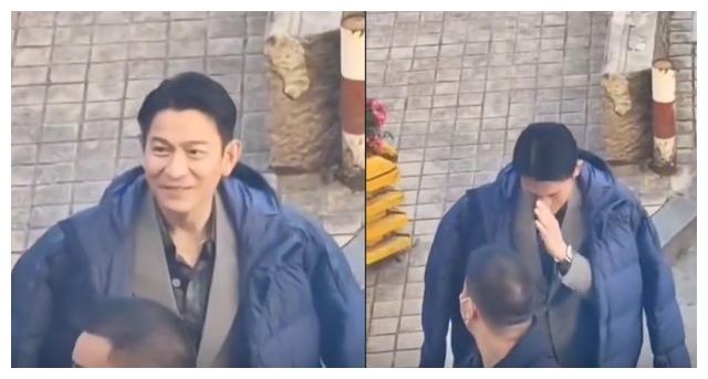 刘德华|刘德华拍戏遭围观!现场双手合十向粉丝致谢,粉丝全程尖叫太疯狂