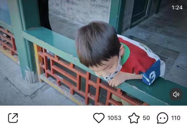 孙莉|孙莉带孩子北海游，儿子正脸曝光，长相如复制粘贴，疑为综艺铺路