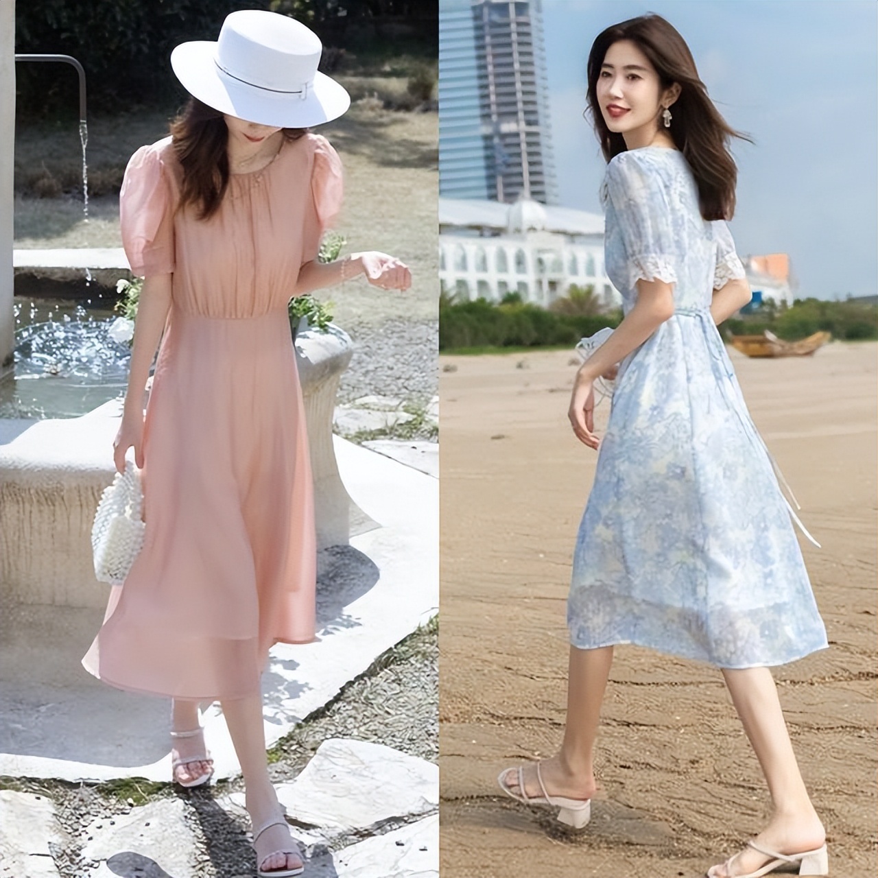 连衣裙 裙子是盛夏的献礼，会穿裙子的女人，时髦温柔又有女人味