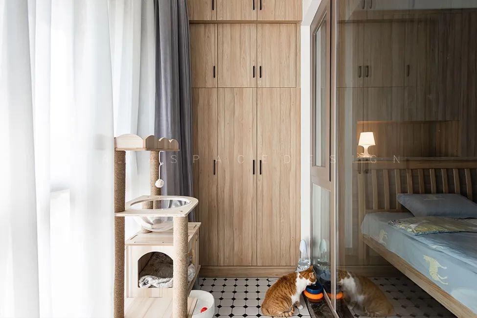 59㎡异形小户型改造,全屋采用整体定制,打造出极致收纳