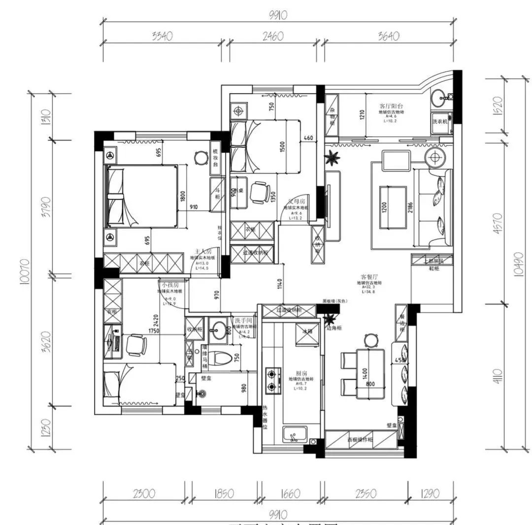 这套112㎡简约风三居室,真的长在了我的审美上!