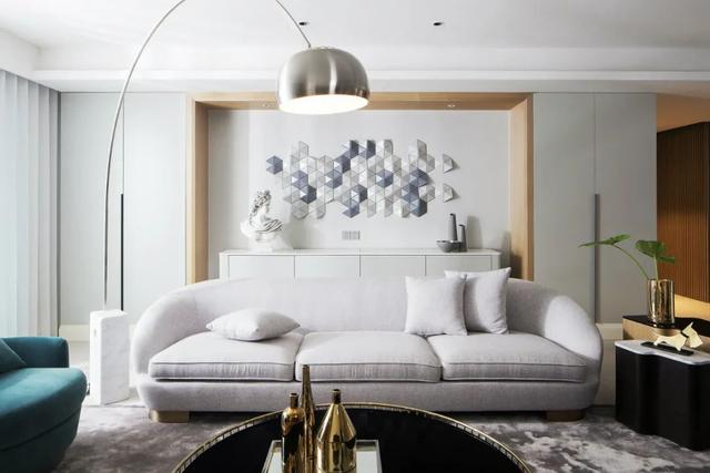 300㎡现代大平层,精致、清新、舒适,住起来很舒服