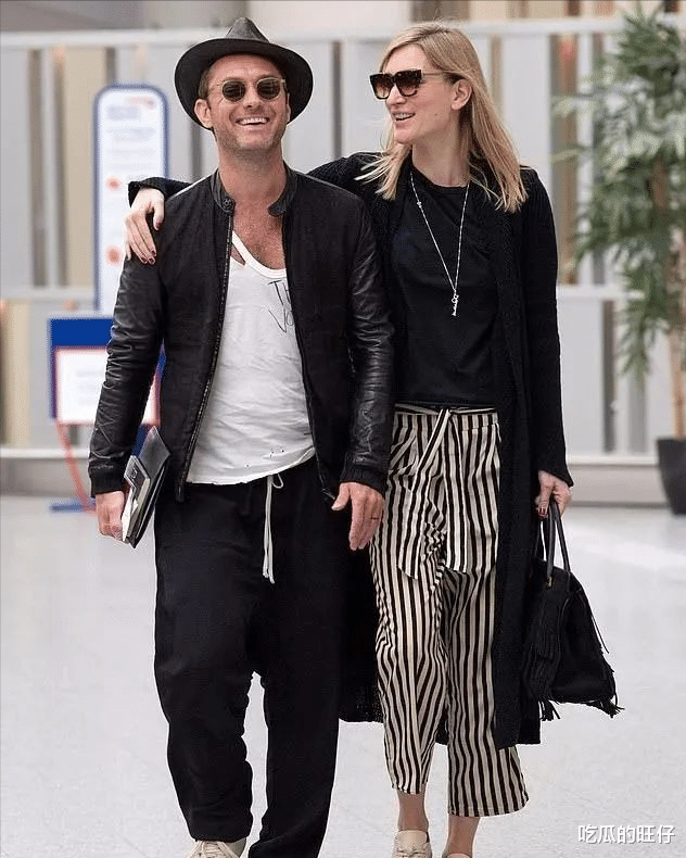 裘德·洛|花心“裘花”：6个孩子4个妈，美貌基因都给女儿，儿子方脸还油腻