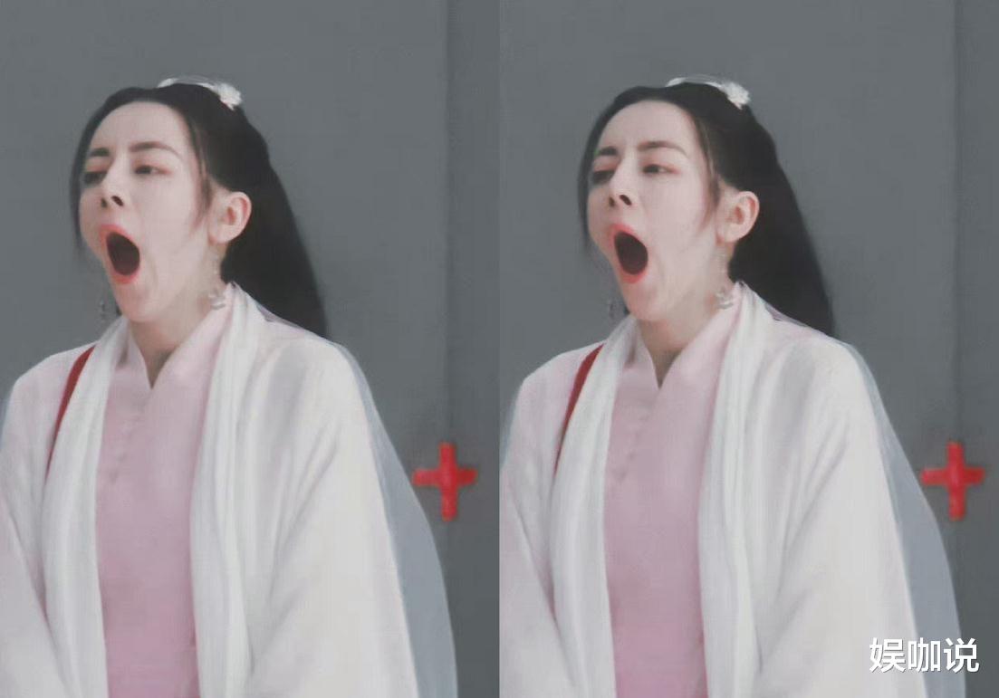 迪丽热巴|迪丽热巴片场打瞌睡，“正告”网友不要截图，不一样的纪云禾