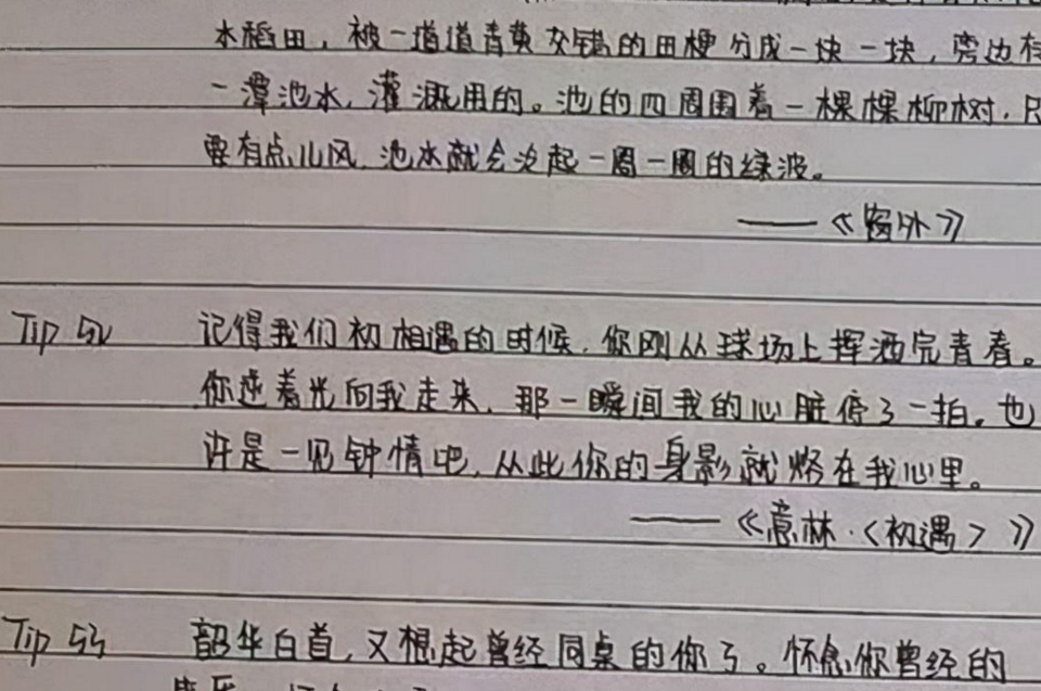 十大语文差错|中学生青睐的“奶酪字体”，看起来清晰工整，可老师却极其反感
