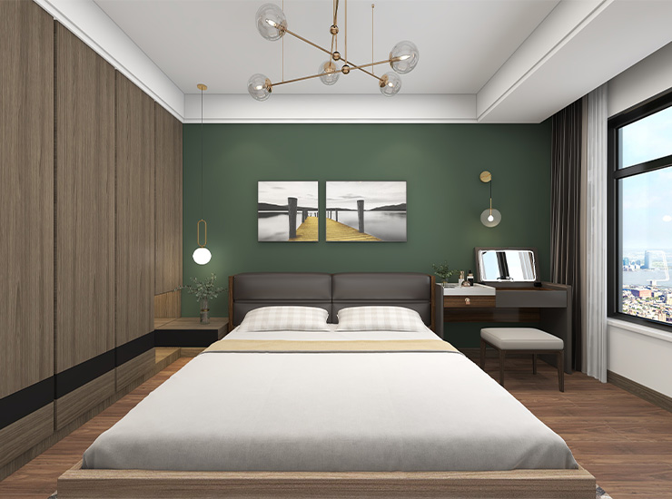 原木搭配出的现代风格,怡然自得