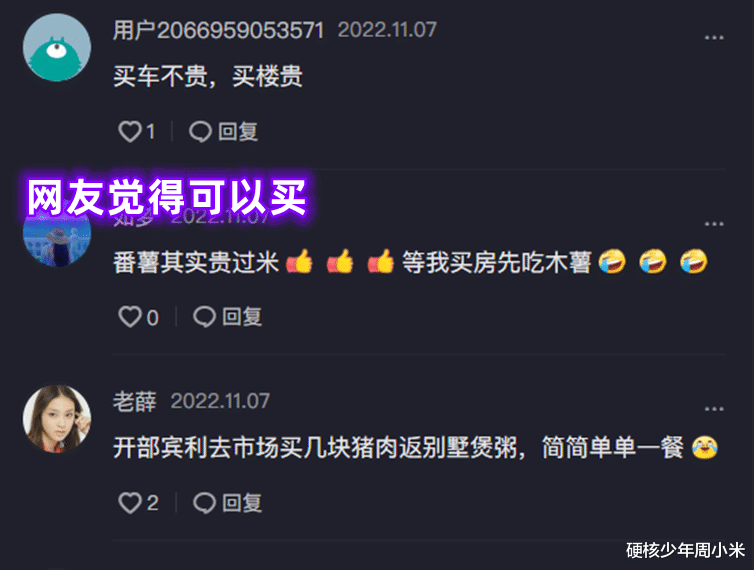 女子买车后穷得响叮当,遭朋友无情调侃:不听劝,活该天天吃红薯