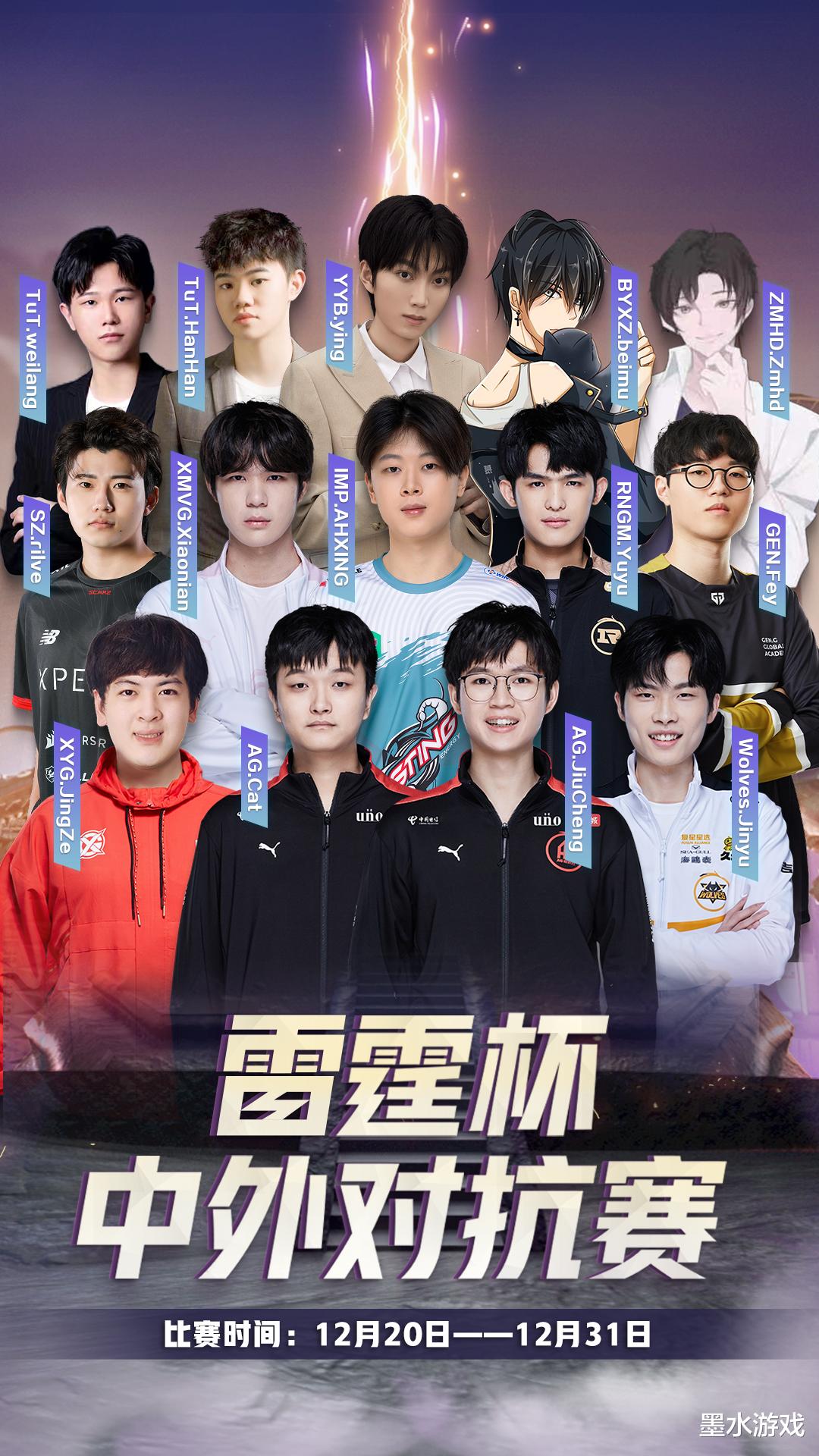 王者荣耀|主播与职业选手掀起大混战，第二季雷霆杯中外对抗赛正赛袭来