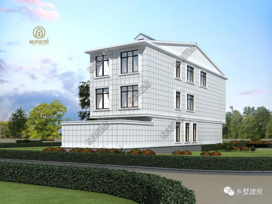 极小面宽搭超长进深,这样的三层简欧,一样让人心动不已