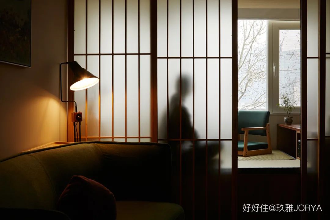 48㎡日式小屋:阳台隔出一间榻榻米,馋到我了