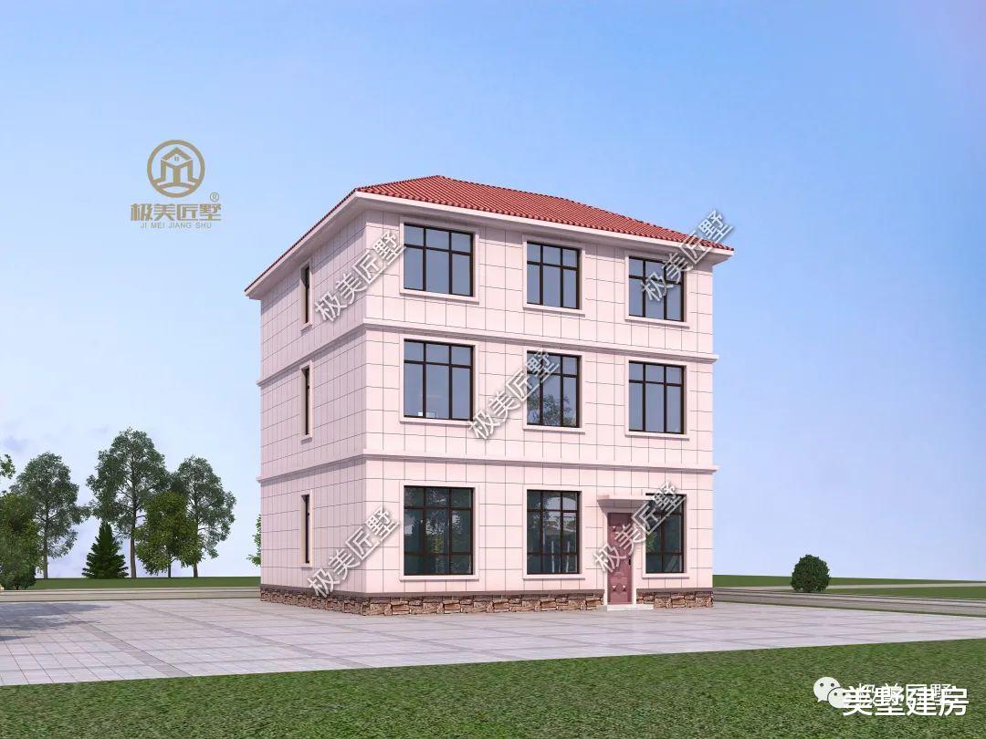 红红火火,寓意优质生活,一栋精致房子才能体现其意!