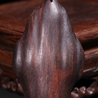 沉香|旧藏 沉香雕千手观音挂坠