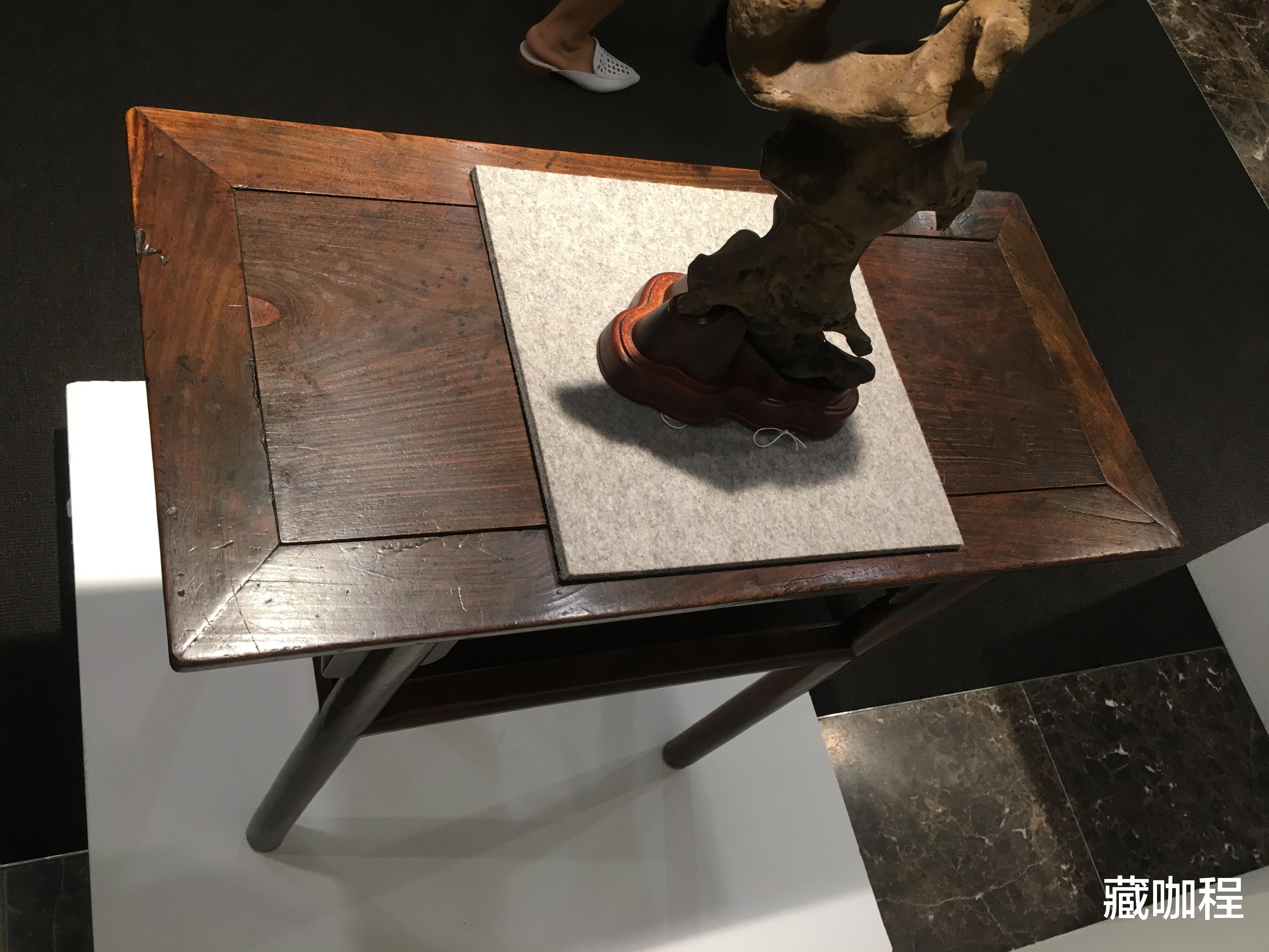 流拍|材质无误、有修补，黄花梨带屉平头案结果流拍