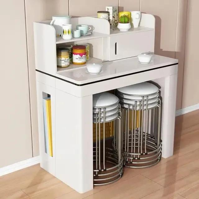 大圆桌不流行了,隐形餐桌问世后备受追捧,整洁美观省空间,太机智