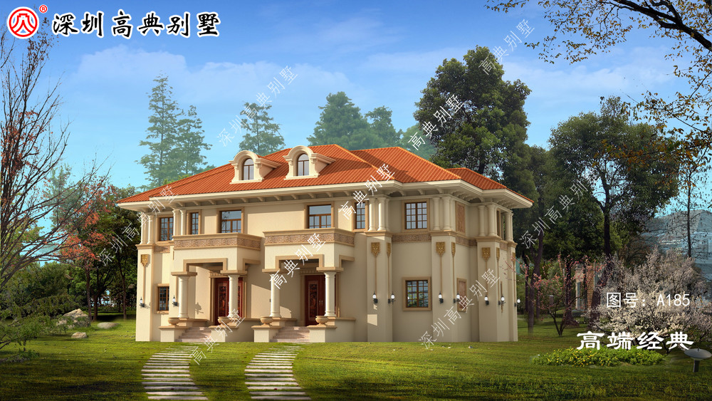 大气的罗马柱,柔和优雅的色彩,打造温馨宜居的家